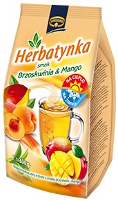 Kruger herbatynka fruit granulated soluble mango & peach