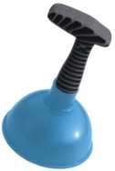 York sanitary plunger with plastic handle