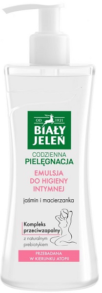 Biały Jeleń Emulsion für die Intimhygiene – Jasmin und Thymian 