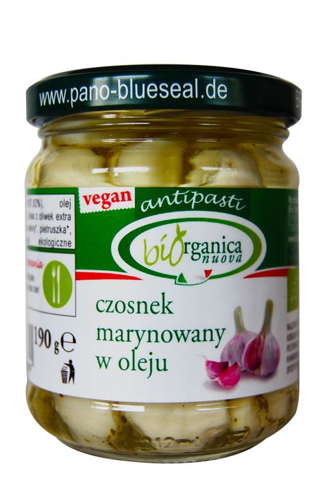 Bioragnica Nouva marinated in garlic oil BIO