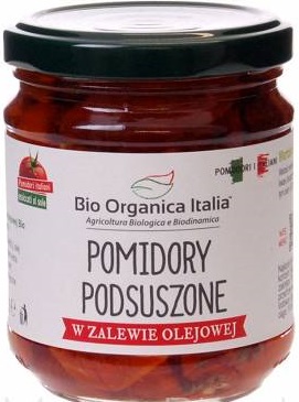 Bioragnica nouva pomidory podsuszone w zalewie olejowej BIO