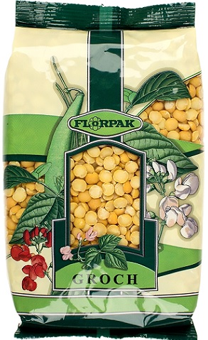 moitiés FLORPAK jaune Pois