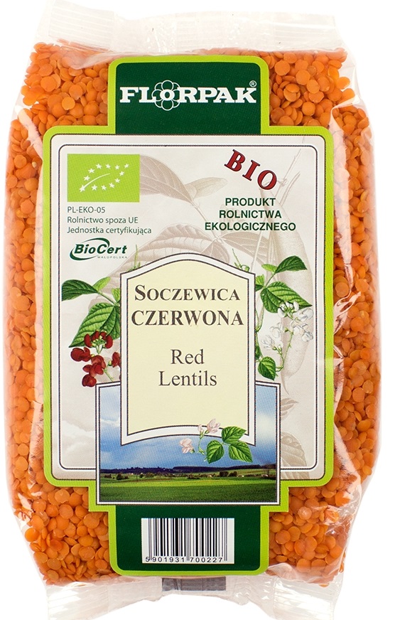 FLORPAK Rote Linsen Bio