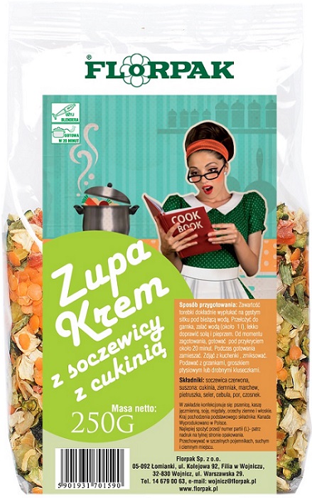 Florpak Zupa krem z soczewicy z cukinią