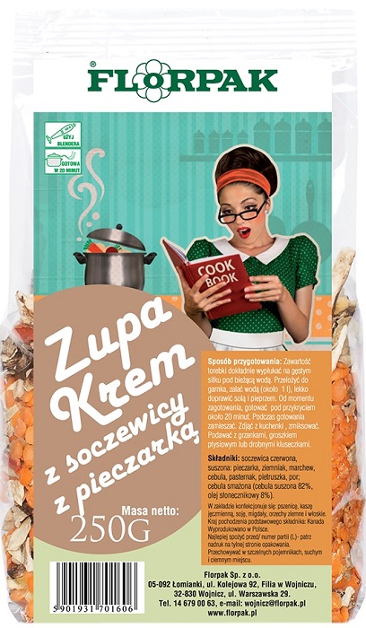 Florpak Zupa krem z soczewicy z pieczarką