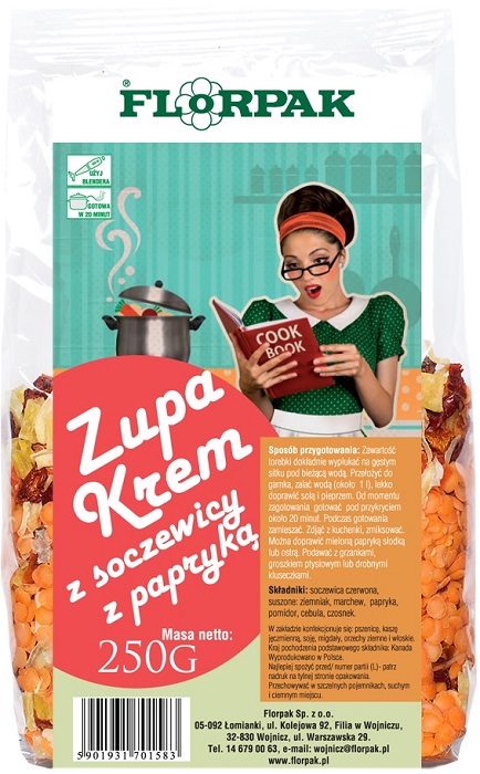 Florpak Zupa krem z soczewicy z papryką