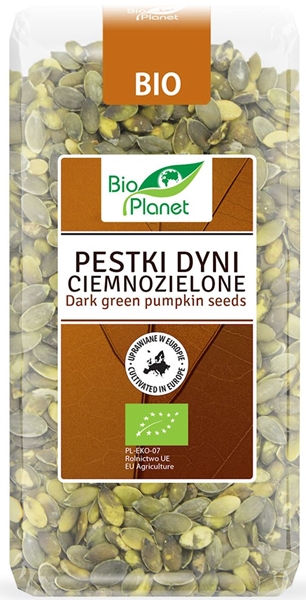 Bio Planet Pumpkin Seeds Dark Green (Grown in Europe) BIO