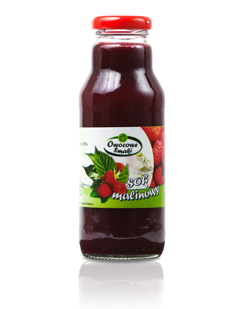 Fruit flavors of raspberry juice BIO