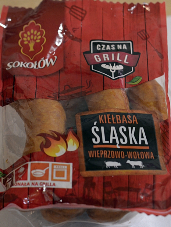 Sokołów kiełbasa śląska wieprzowo - wołowa