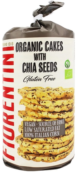 Fiorentini Corn waffles with chia, gluten-free, organic 