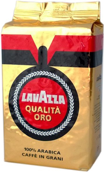 los granos de café Lavazza Qualita Oro 100% Arábica