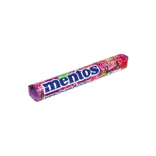 Mentos berry mix o smaku truskawki,czarnej porzeczki i maliny