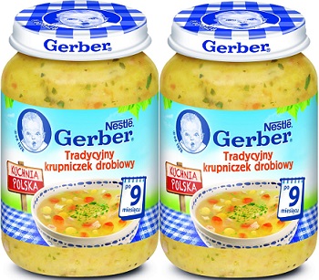 Gerber traditionnelle de la 2x190g de poulet