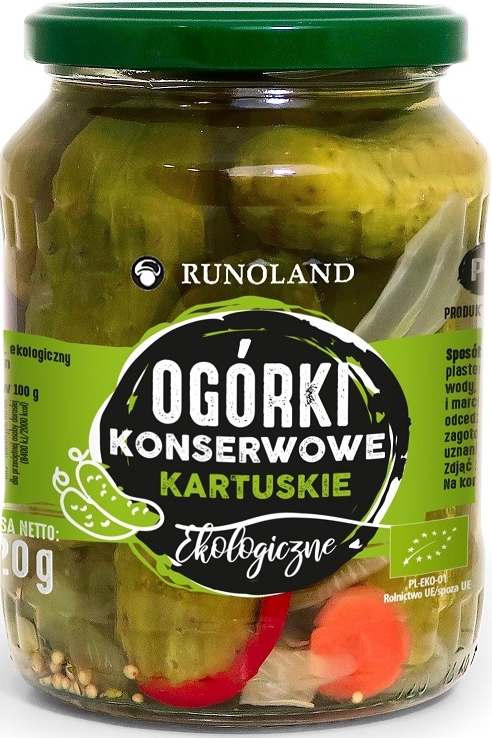 Runoland ogórki konserwowe kartuskie BIO