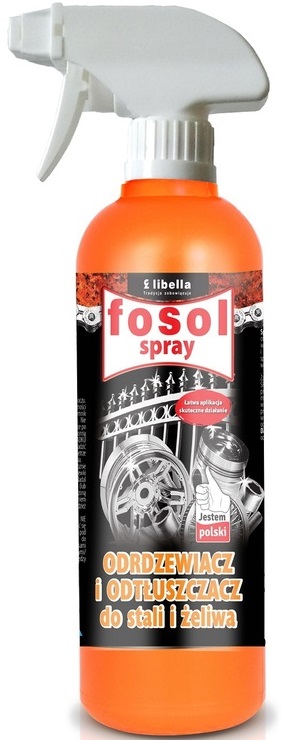 Libella fosol spray odrdzewiacz i odtłuszczacz do stali i żeliwa