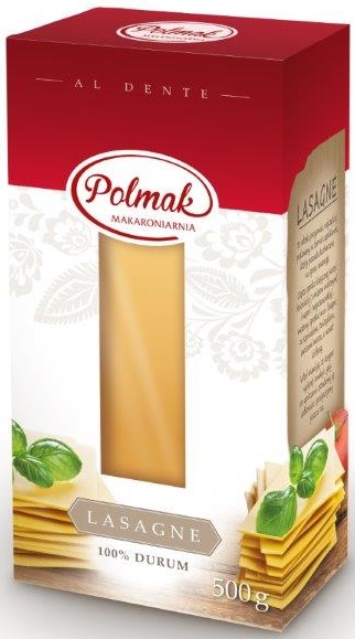 Pol-Mak Al Dente lasaña de pasta