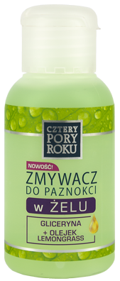 Cztery Pory Roku zmywacz do paznokci w żelu gliceryna+olejek lemongrass