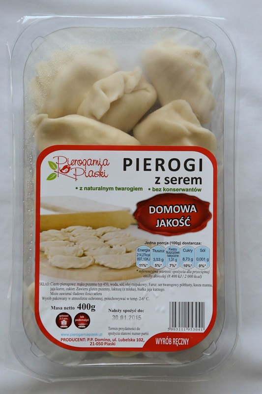 Dumplings with cheese product manual