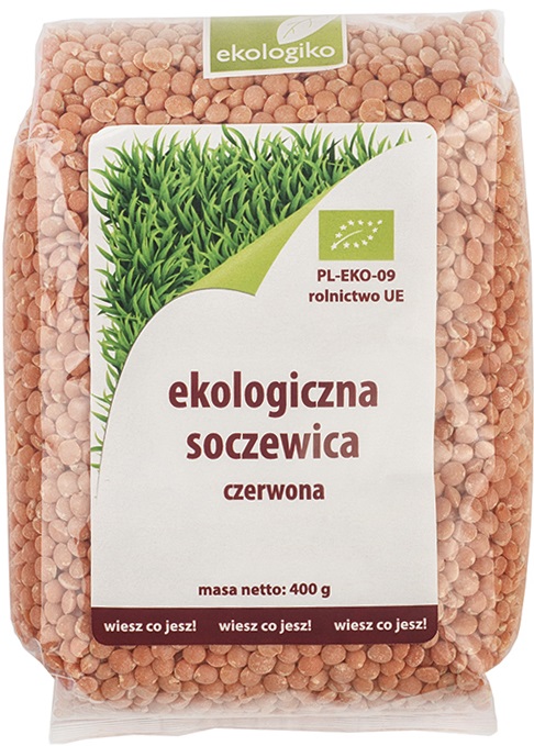 Ekologiko Ekologiczna soczewica czerwona