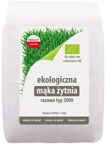 Ekologiko Ekologiczna mąka żytnia razowa typ 2000