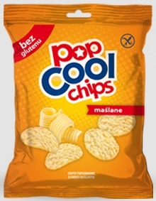 Sonko Popcool Chips chipsy popcornowe bez glutenu maślane
