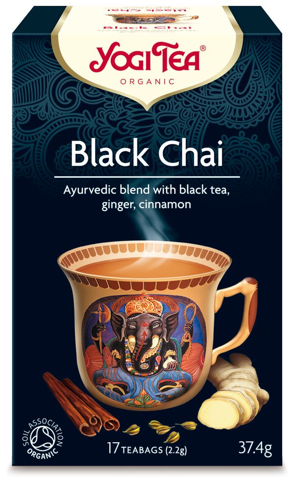 Yogi Tea Herbata czarna Black Chai z imbirem i cynamonem BIO