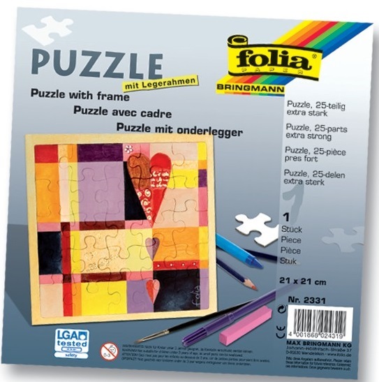 BRINGMANN Puzzle for self-painting frame 21x21