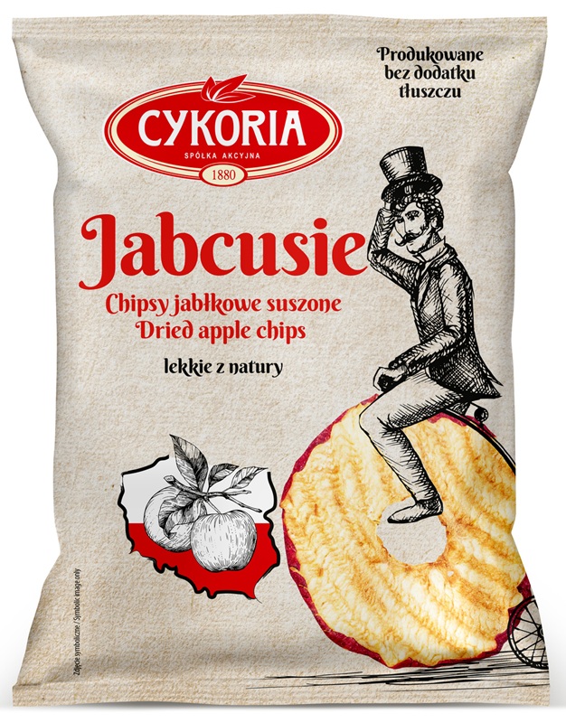 Chicory Jabcusie dried apple chips