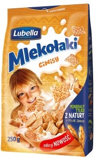 Lubella Mlekołaki Cinisy Zbożowe kwadraciki z cynamonem