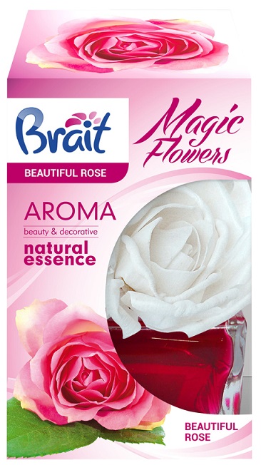 Brait Magic Flower dekorativen Lufterfrischer Schöne Rose