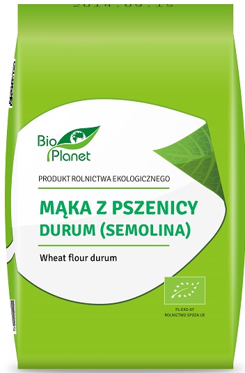 Planet Organic flour from durum wheat semolina BIO