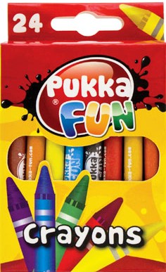 Pukka Fun crayons 24 couleurs