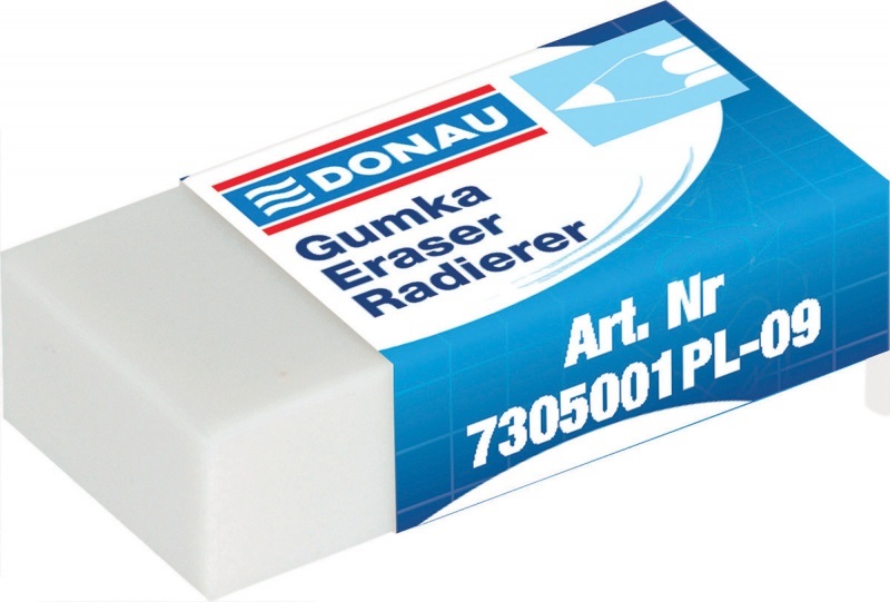 Donau Gumka do mazania biała 41X21X11mm