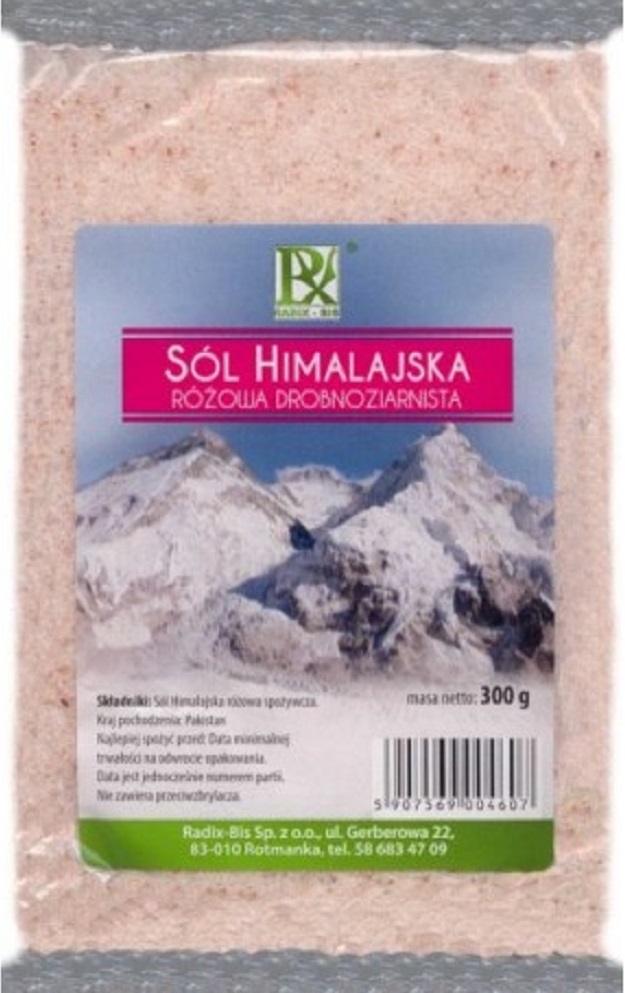 Radix-Bis del Himalaya sal rosa es una de grano fino