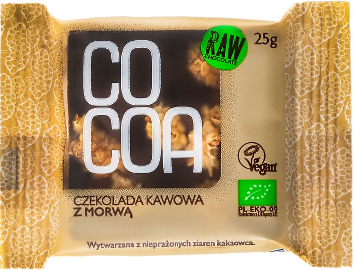 Cocoa Czekolada kawowa z morwą BIO