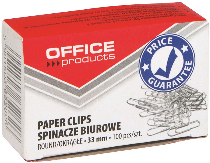 Office paperclip round 33 mm