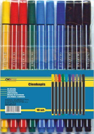 Ok fineliner Office 10 colores