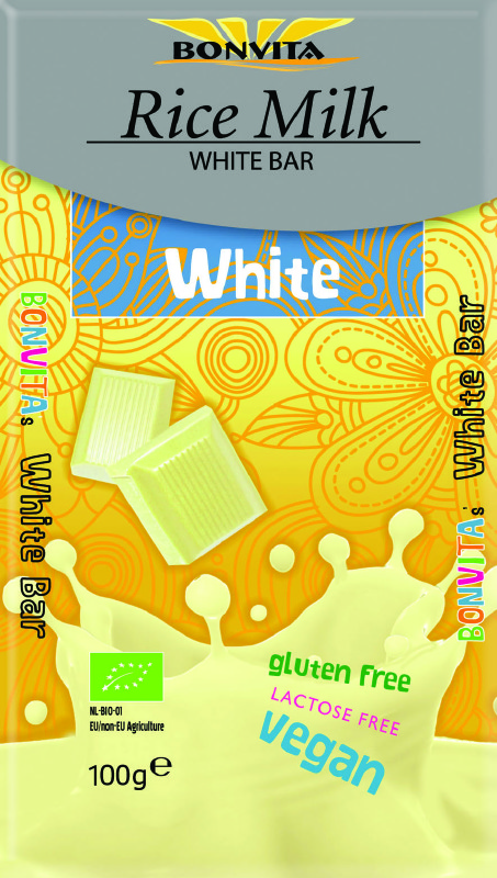 Bonvita White chocolate lactose-free gluten-free to drink rice BIO