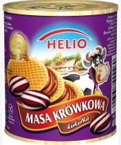 Helio peso krówkową cuco caramelos con sabor