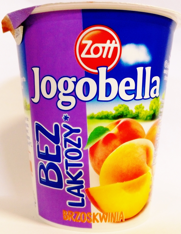 Zott Jogobella peach lactose yaourt