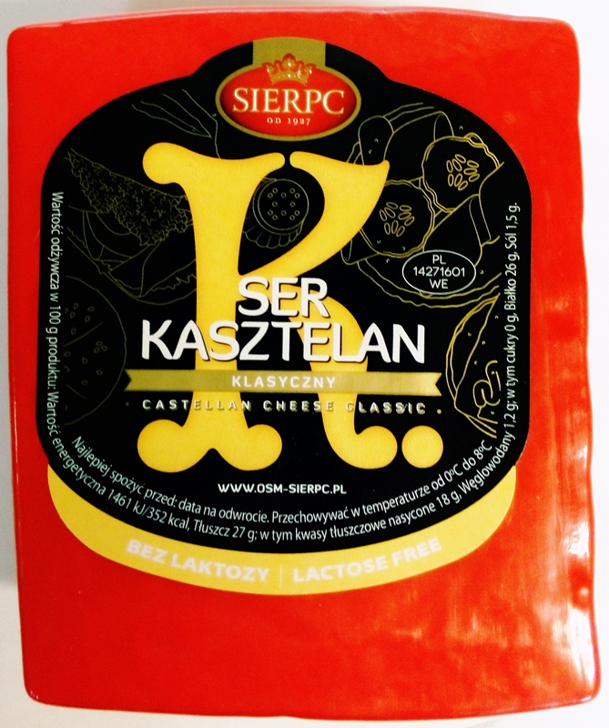 Sierpc cheese Castellan classic lactose
