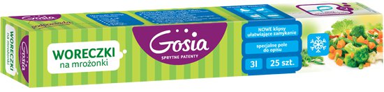 Goshia bolsas para alimentos congelados 3 l