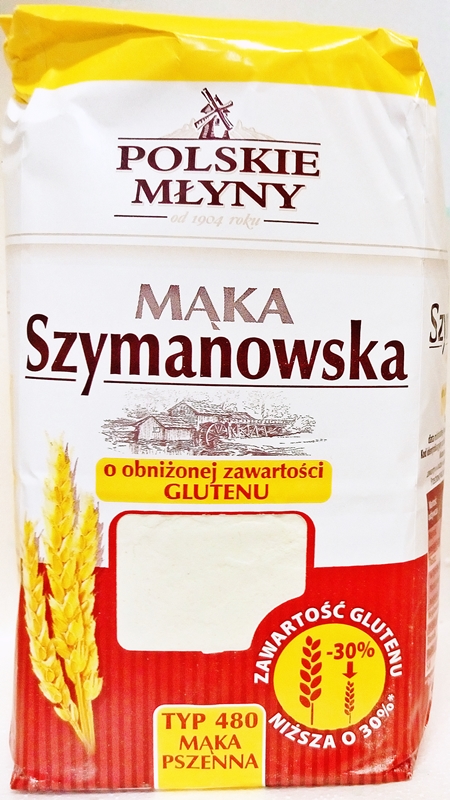 Польский тип мельницы пшеничная мука 480 с пониженной глютена