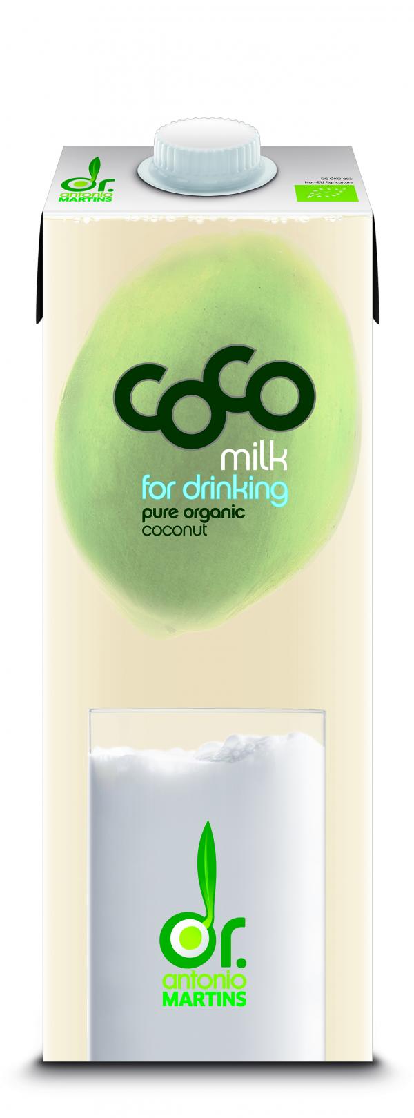 Dr. Martins Coco Kokosmilch BIO zu trinken