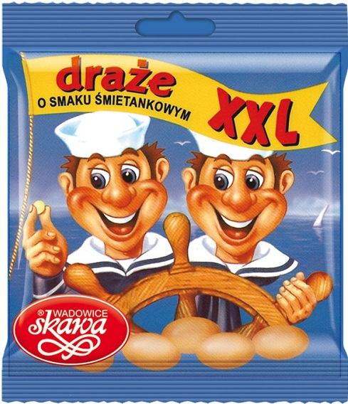 Skawa draże XXL śmietankowe