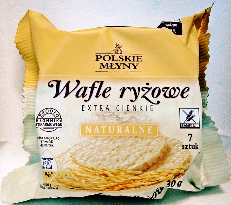 Polskie Młyny Wafle ryżowe extra cienkie naturalne