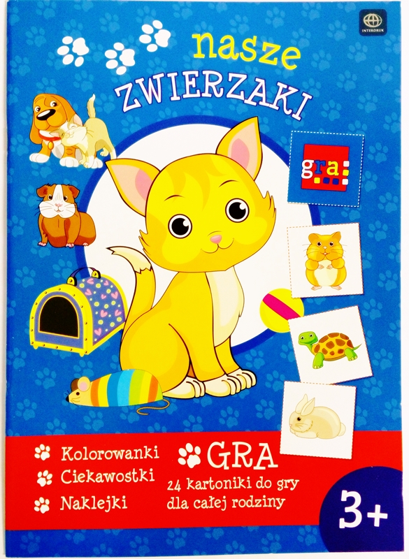 Interdruk Coloring game and stickers "Our animals"