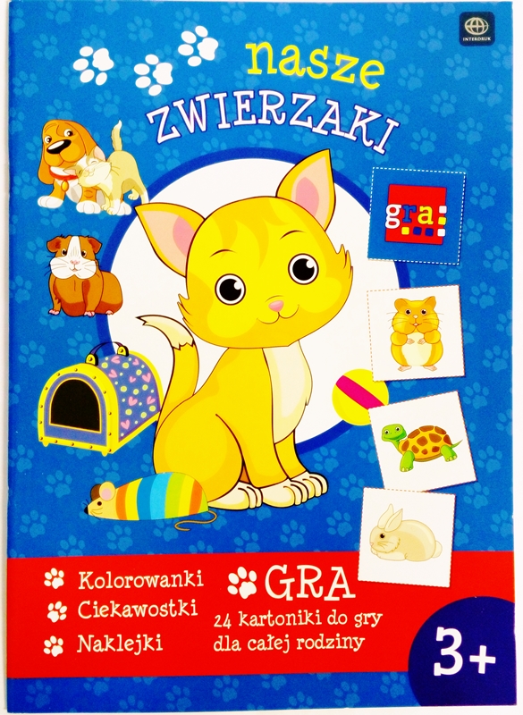 Interdruk Kolorowanka z grą i naklejkami