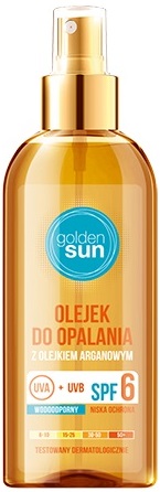 Golden Sun Olejek do opalania SPF 6