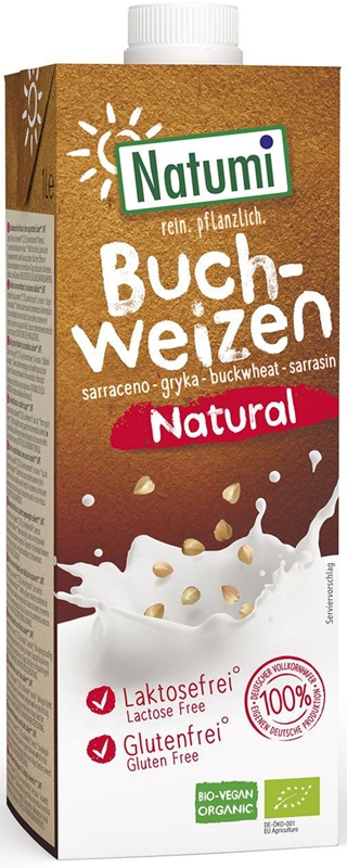 Natumi Buckwheat drink without added sugars gluten-free BIO